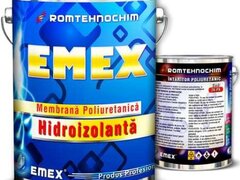 Pachet Membrana Poliuretanica Hidroizolanta ?Emex? - Gri - Bid. 20 Kg + Intaritor - Bid. 7.6 Kg